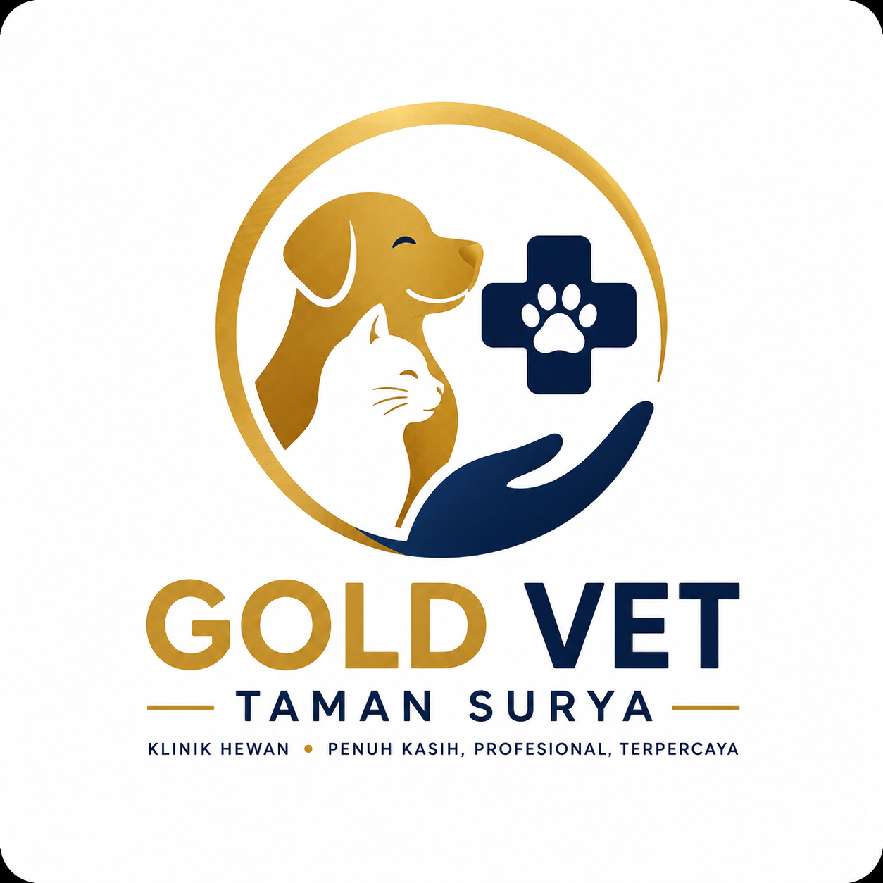 Logo Gold Vet Taman Surya